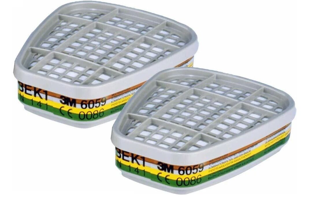 3M 6059 ABEK1 Gaz ve Buhar Filtresi (1 Çift)