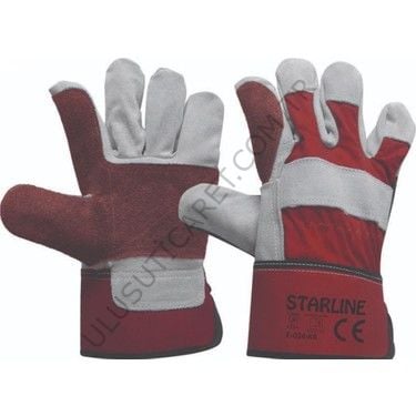 Starline E-024-Kr Yarma Deri Eldiven No:10