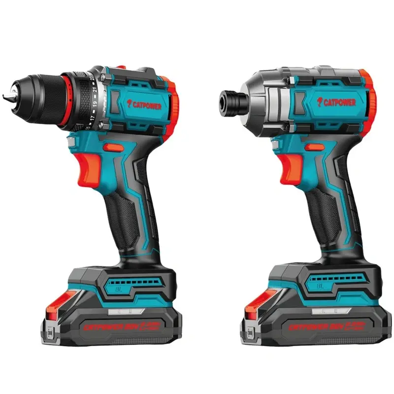 Catpower 5135 20v 2.0 Ah Akülü Matkap ve Vidalama Set (5136-5138)
