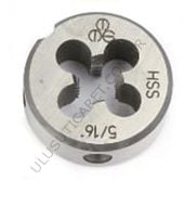 Mte 3/16'' Whitworth Normal Vidalı Pafta Lokması