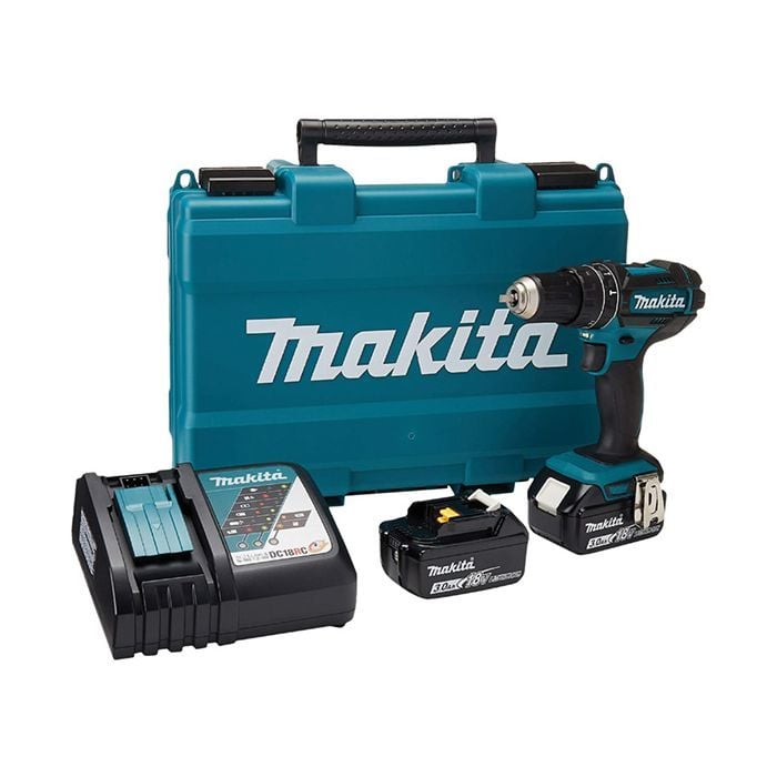 Makita Dhp482Rfe 18V 3.0Ah Akülü Darbeli Matkap Vidalama
