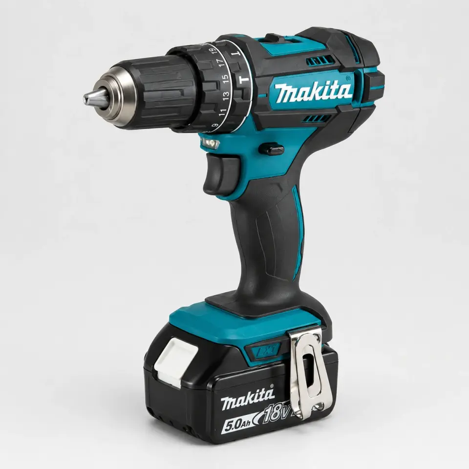 Makita Dhp482Rfe 18V 3.0Ah Akülü Darbeli Matkap Vidalama