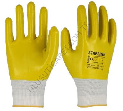 Starline E161300 Sarı Nitril Eldiven No:9