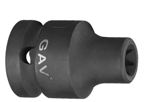 Gav 1/2 E10 Havalı Diş Torx Lokma