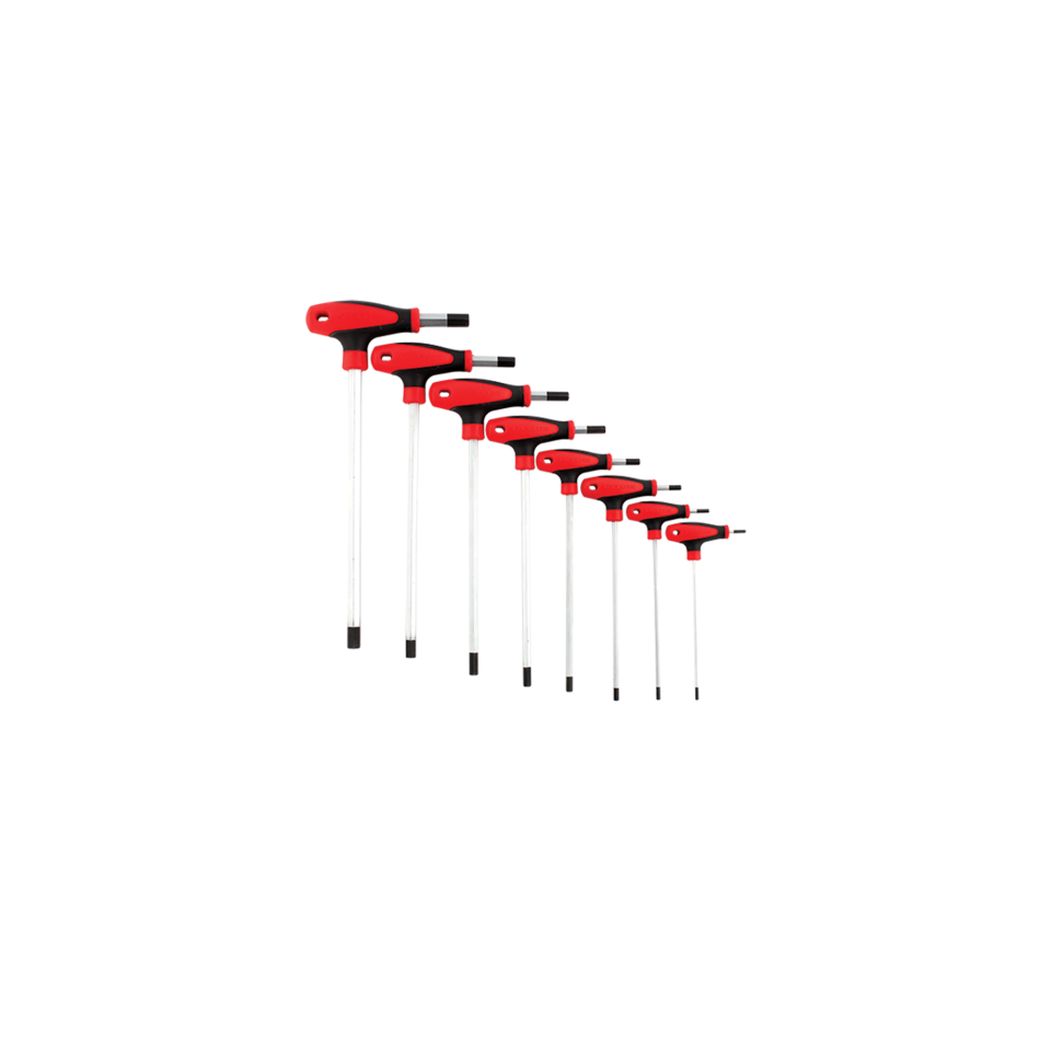 İzeltaş 8 Parça T Tipi Allen Anahtar Takımı