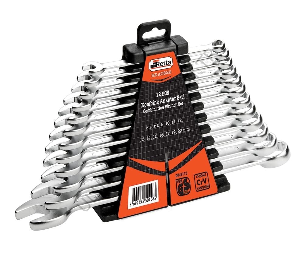 Retta 12 Pcs Kombine Anahtar Seti