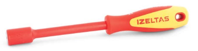 İzeltaş 10Mm 1000V Süngüsü İzoleli Lokma Uçlu Tornavida