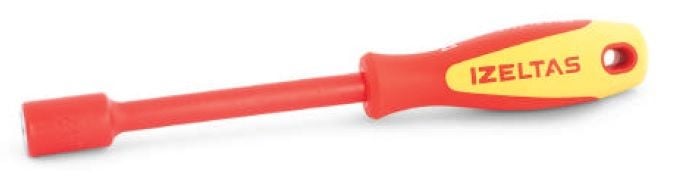 İzeltaş 11Mm 1000V Süngüsü İzoleli Lokma Uçlu Tornavida