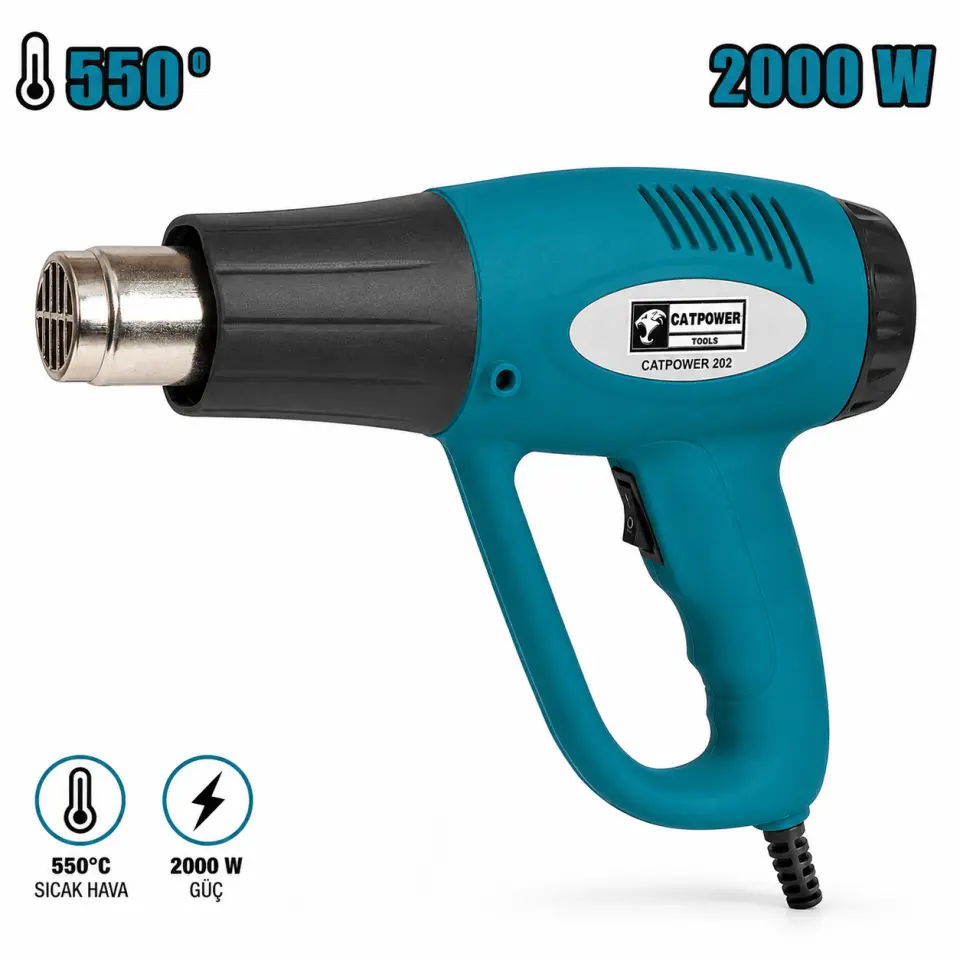 Catpower 202 Sıcak Hava Tabancası 2000W