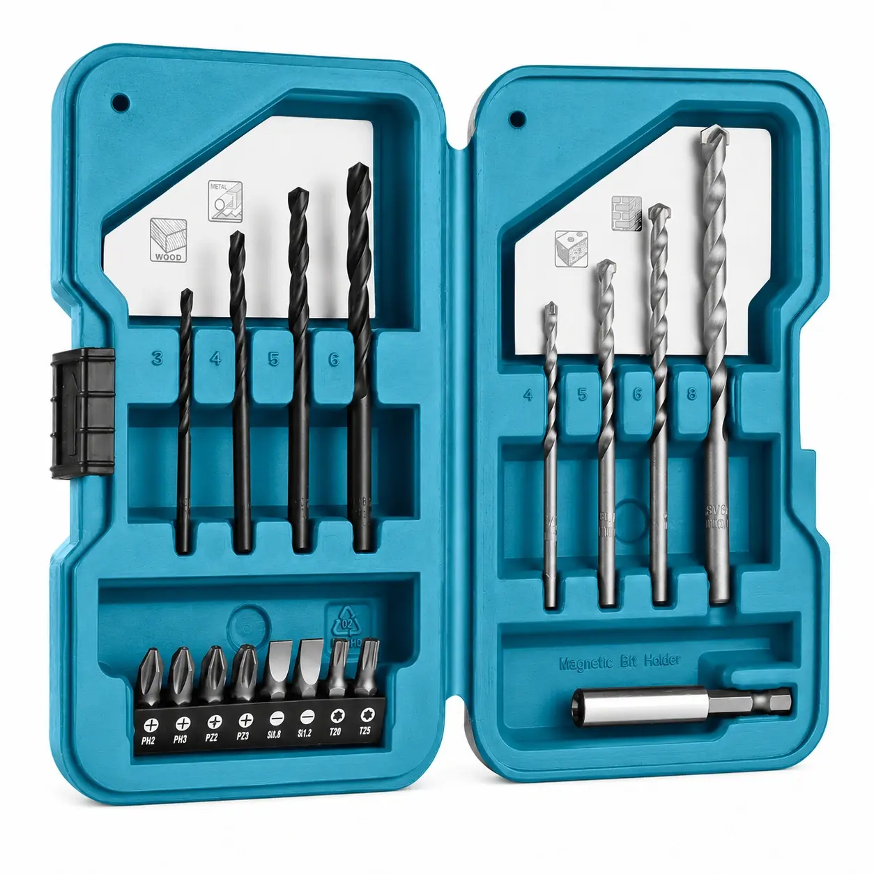 Makita Uç Seti Çantalı 17 Parça D-40200