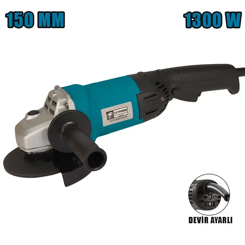 Catpower 6128 Taşlama Devir Ayarlı 150Mm 1300W