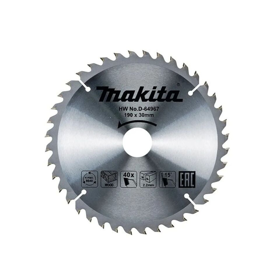 Makita 190*30*40 Diş Ahşap Eko Daire Testere D-64967