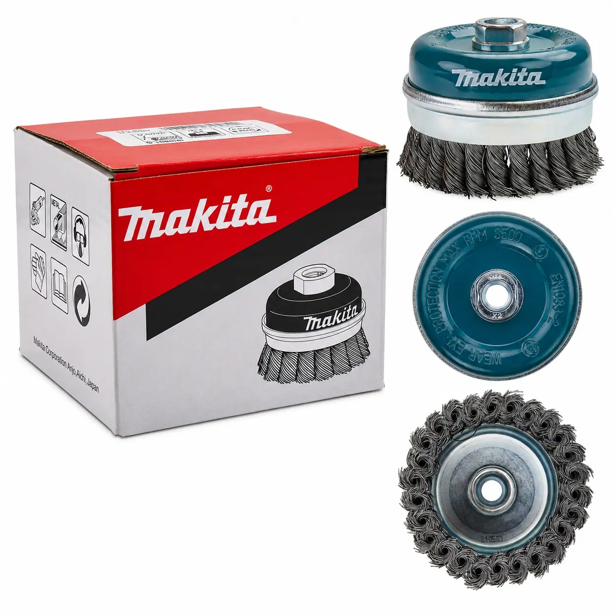 Makita 100*M14*2mm Burma Telli Dik Fırça MAAD-29290