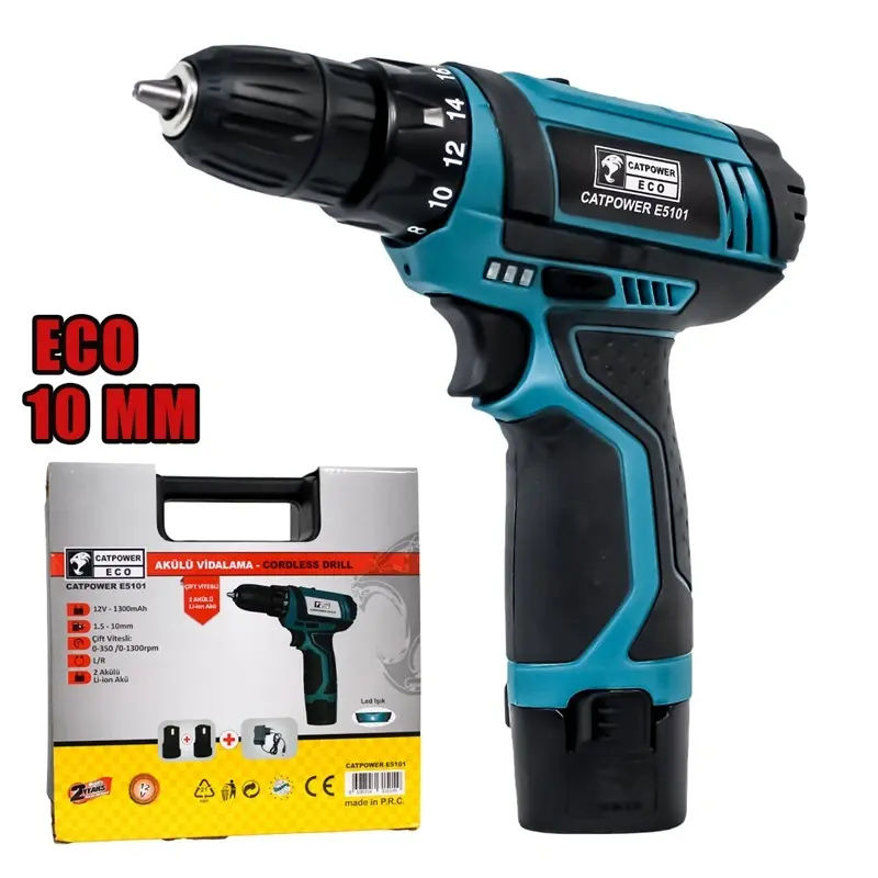 Catpower E5101 12V 1.3 Ah Akülü Vidalama