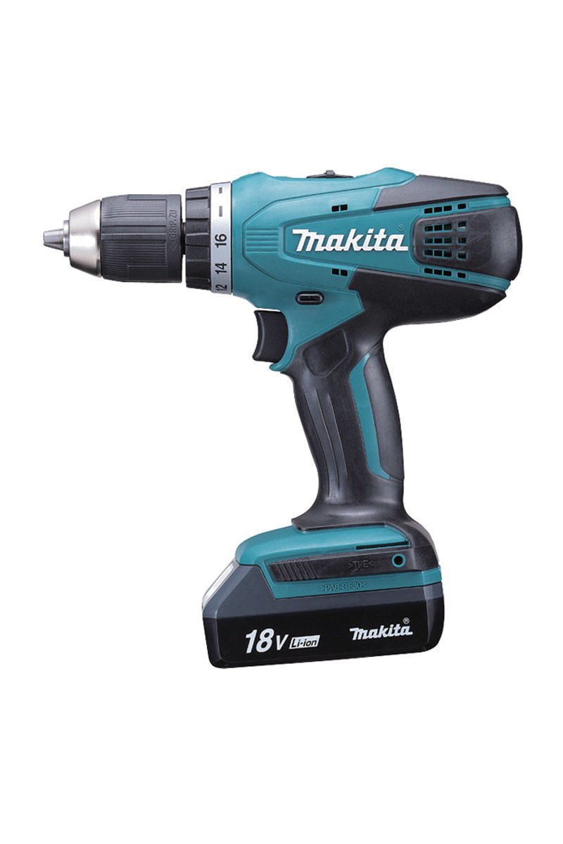 Makita Df457Dwe Akülü Matkap Vidalama 18V 1,5A
