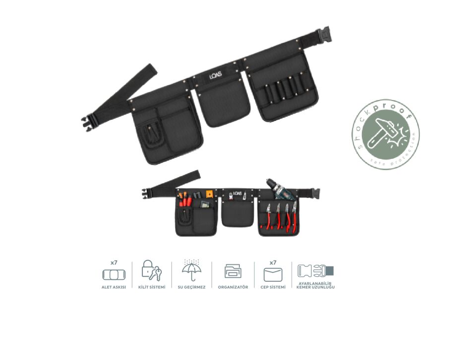 Loas LSTCB16 Usta Alet ve Takım Bel Kemeri