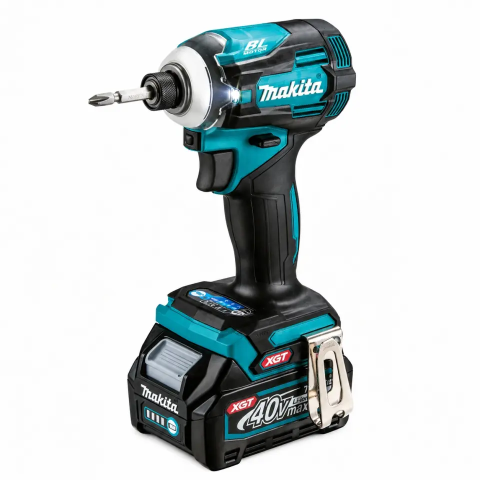Makita 40V 4 Ah Akülü Darbeli Vidalama TD001GM201