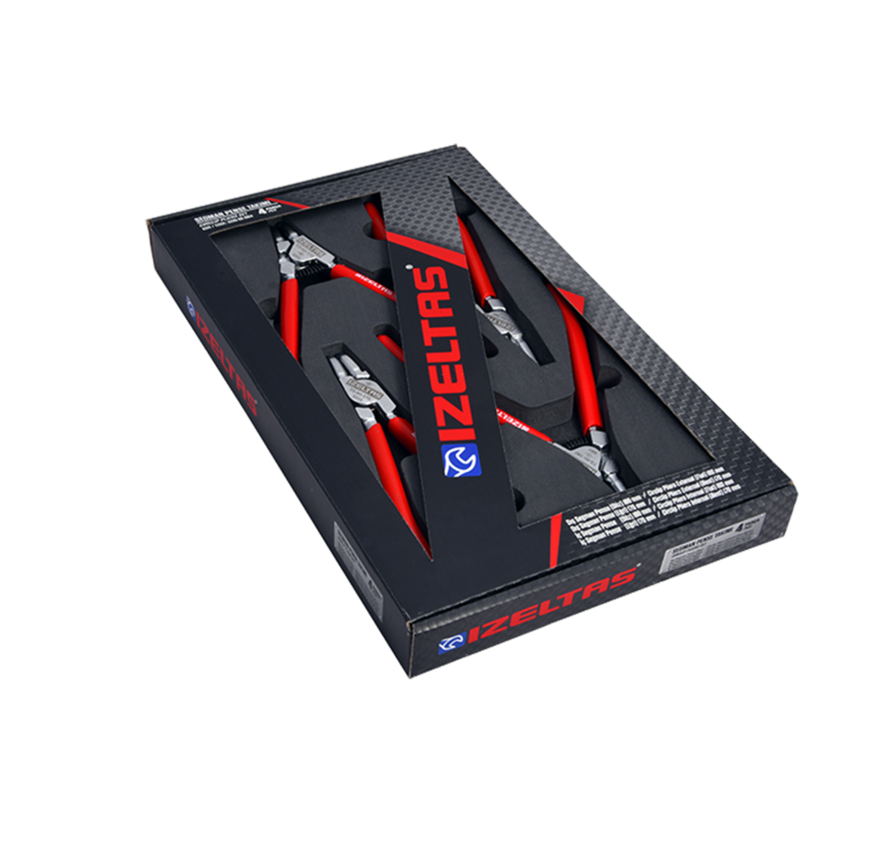 İzeltaş Sekman Pense Takımı 4 Parça