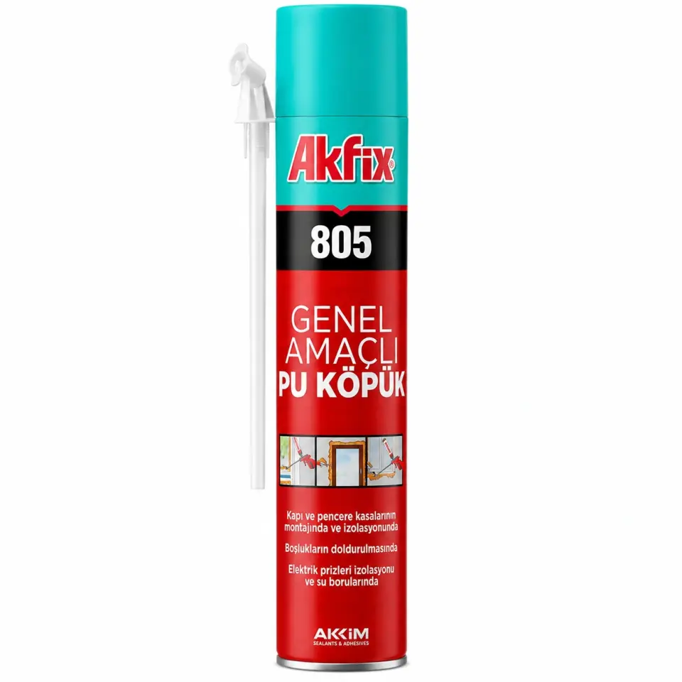 Akfix Pipetli Montaj Köpüğü 750 Ml Fa011