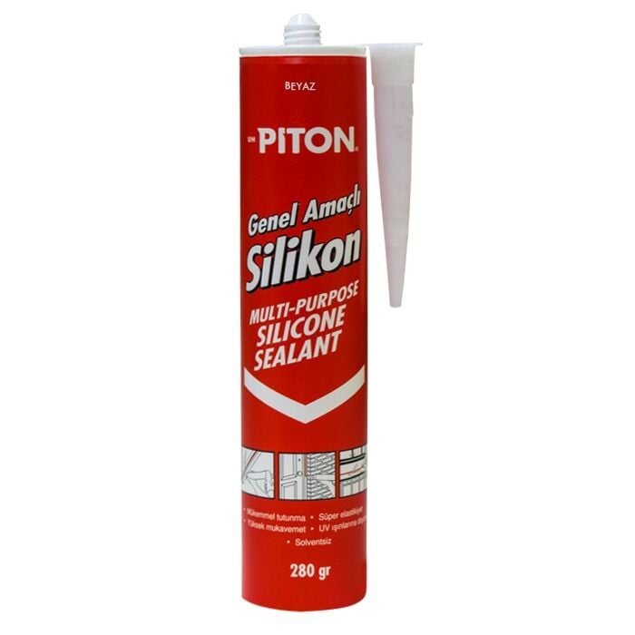 Piton Silikon Kartuş 280 gr Beyaz