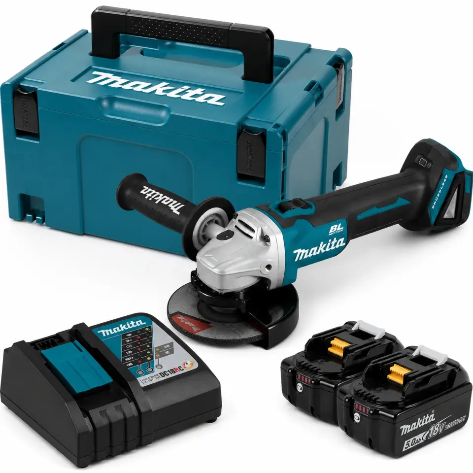 Makita Dga504rtj Akülü Taşlama 5.0Ah