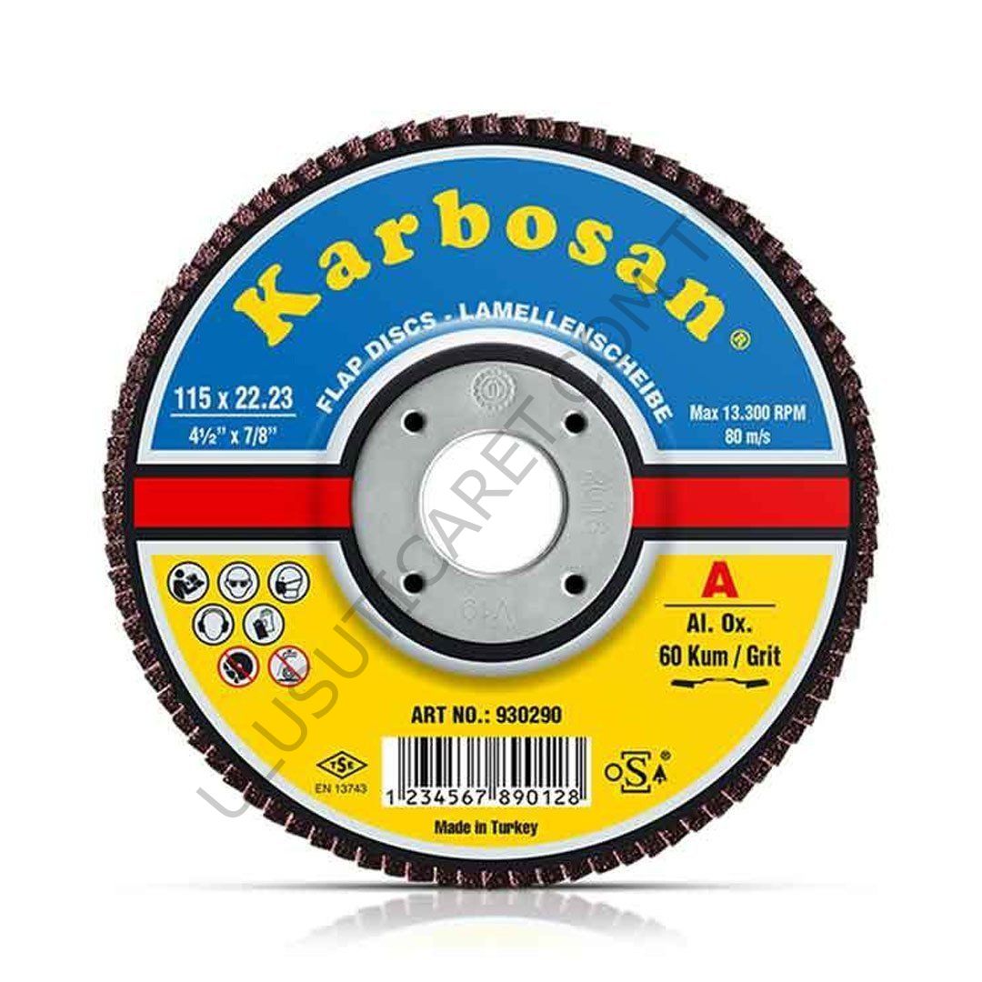 Karbosan 115*22.23*40 Kum Al.Ox.Flap Disk