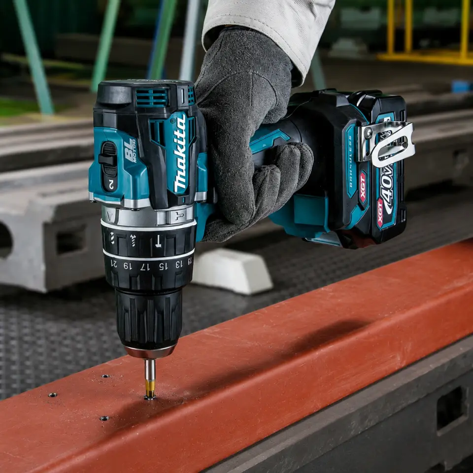 Makita 40V 2.0 Ah Akülü Darbeli Matkap Vidalama HP002GA201