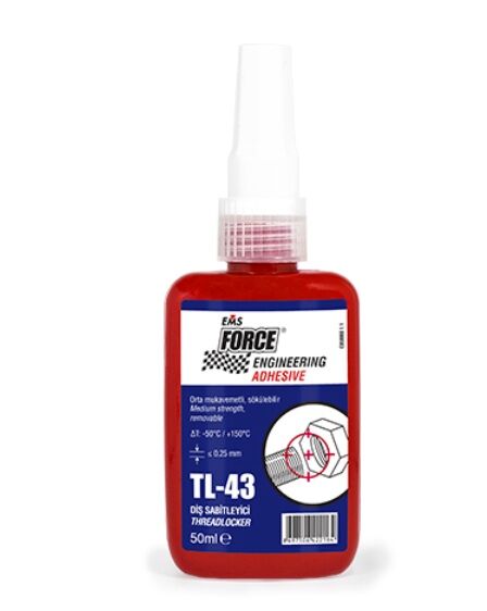 Ems Force Tl 43 Sökülebilir Civata Sabitleyici 50 Ml.