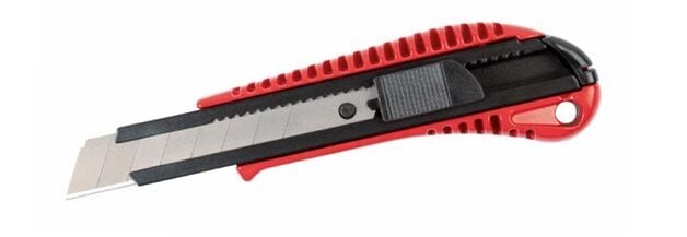 Gfb Metal Maket Bıçağı 18Mm Kırmızı - Siyah