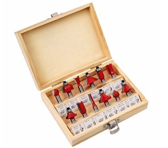 Gfb 8Mm 12 Parça Ahşap Freze Ucu Seti