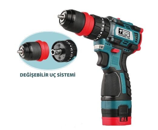 Catpower 1360 Akülü Darbeli Vidalama 16v 2.0Ah