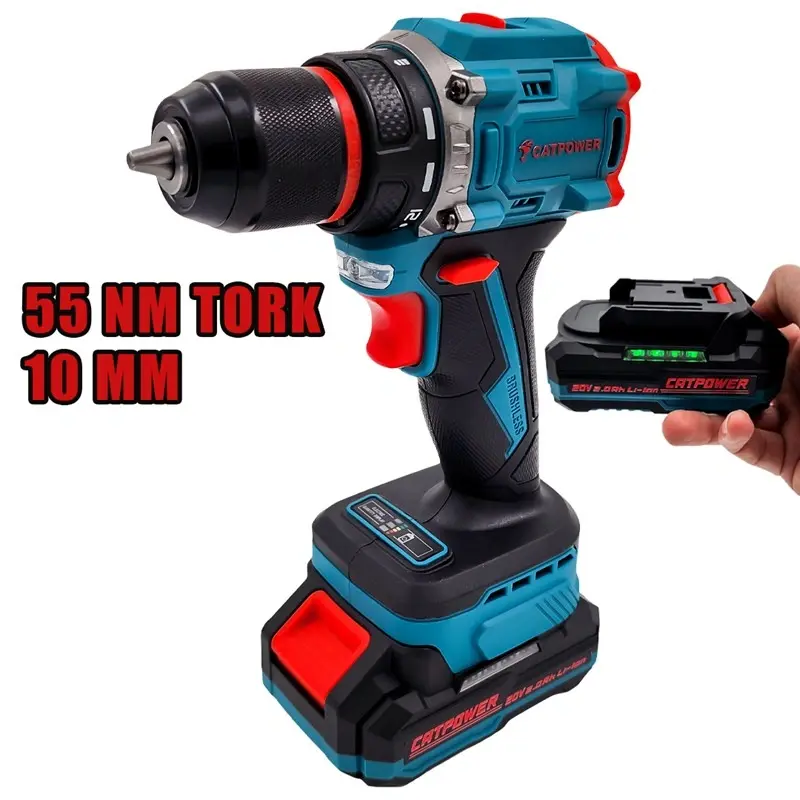 Catpower E1010 Akülü Vidalama 10mm 20V 2.0Ah