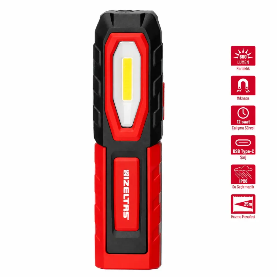 İzeltaş 600 Lm Cob Led Çalışma Lambası