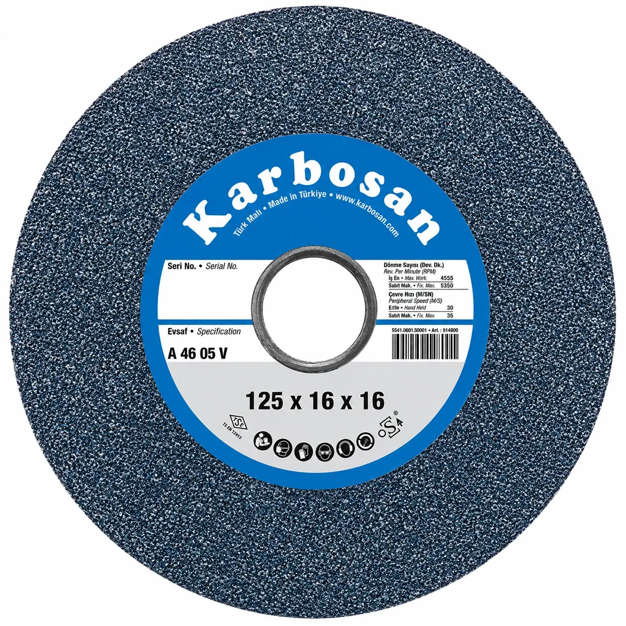 Karbosan 150*25*20 36 Kum Nk Taşlama Taşı