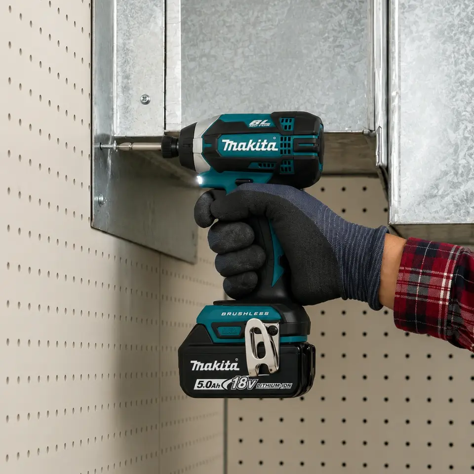 Makita Dtd152Rtj 18V/5.0Ah/Lion Darbeli Vidalama