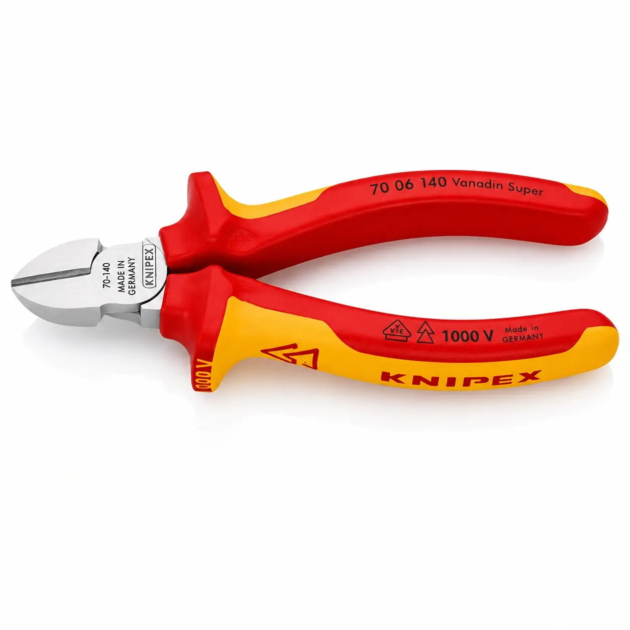 Knipex 140Mm Vde Elektrikçi Yan Keski