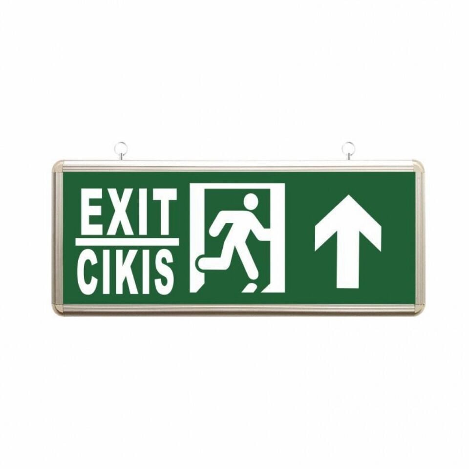 Exit Çıkış Şarjlı Yukarı Yön Yönlendirme Levhası