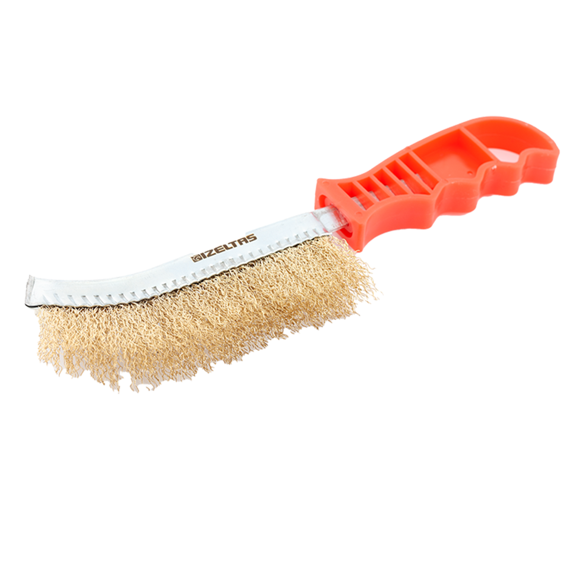 İzeltaş Kıvrık Uçlu Fırça Plastik Saplı