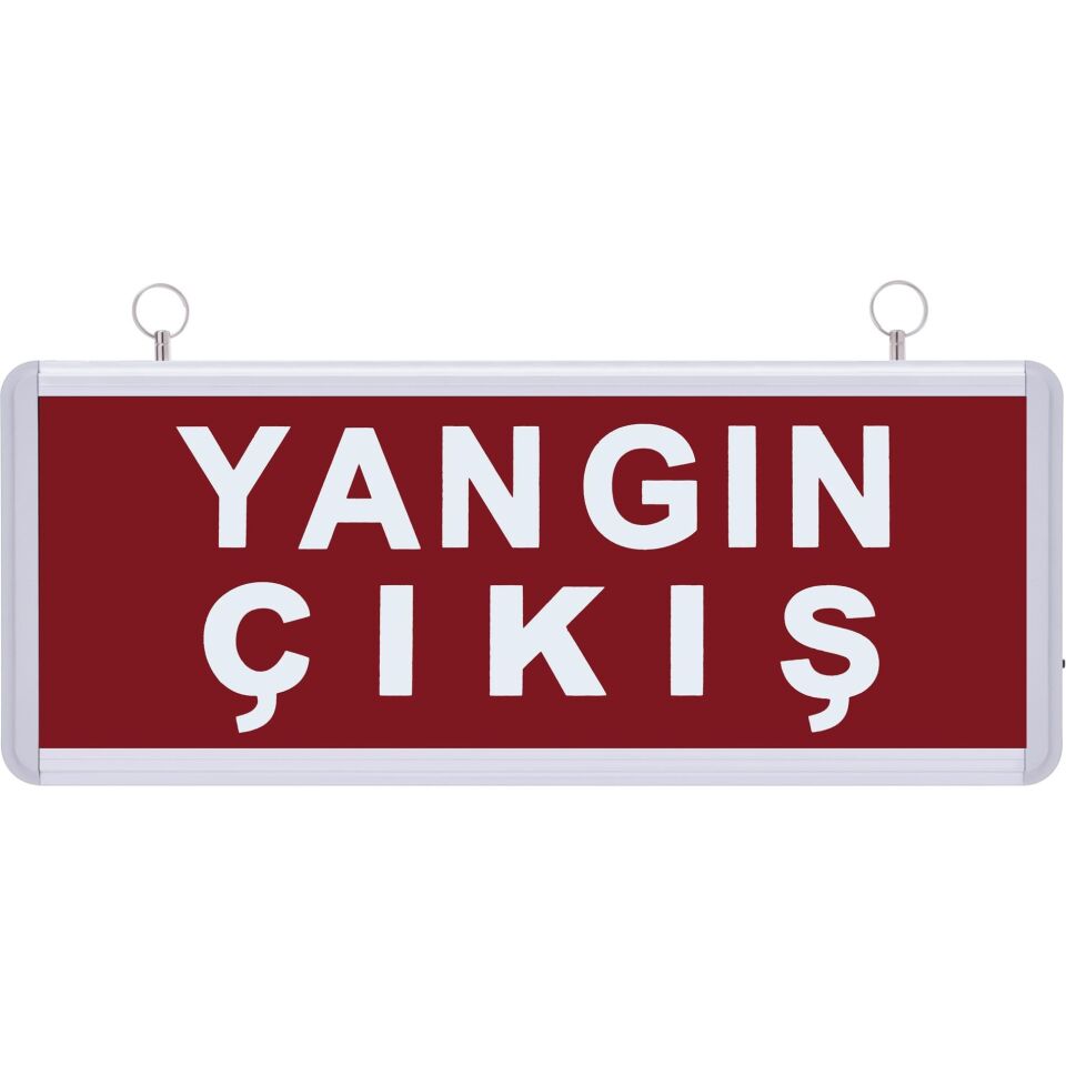 Yangın Çıkış Şarjlı Yönlendirme Levhası