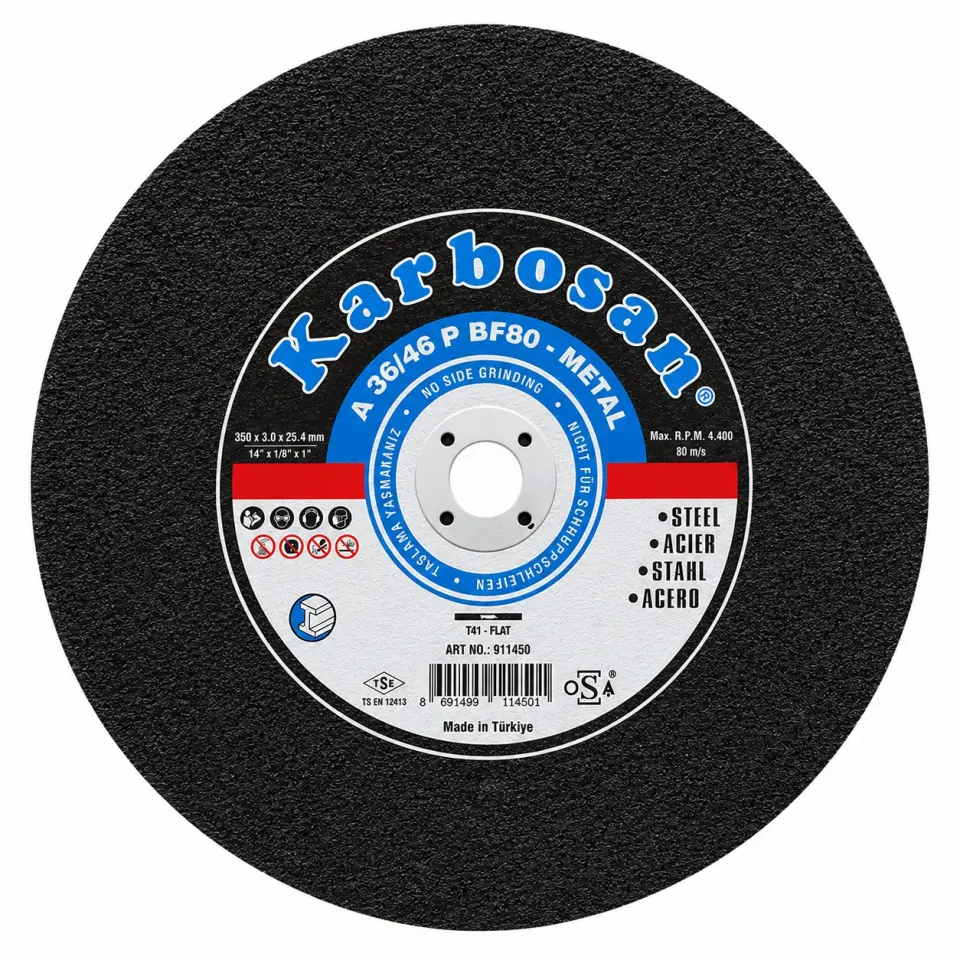 Karbosan 300*3,0*25,4 Metal Nk Sabit Tezgah Kesme Diski