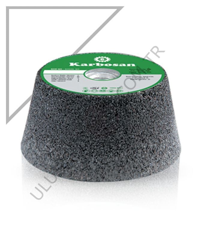 Karbosan 100*50*M14 16 Kum Konik Çanak Taşı