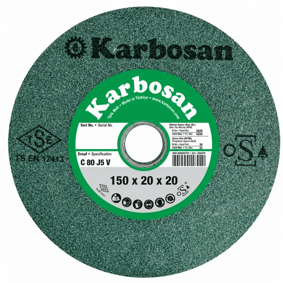 Karbosan 200*25*20 Scg Elmas Bileme Taşı