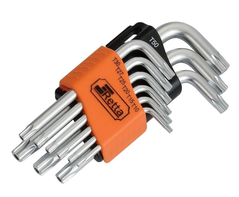 Retta Alyan 9 Pç Delikli Torx Kısa