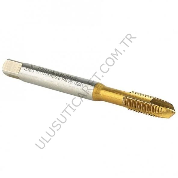 Gfb M5*0,8 Hss Titanyum Düz Makina Kılavuzu