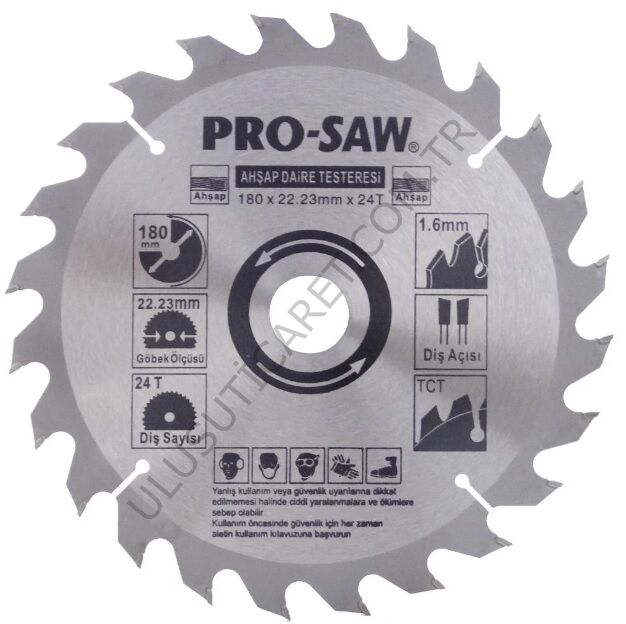 Prosaw 190X30Mm 40 Diş Ahşap Testere