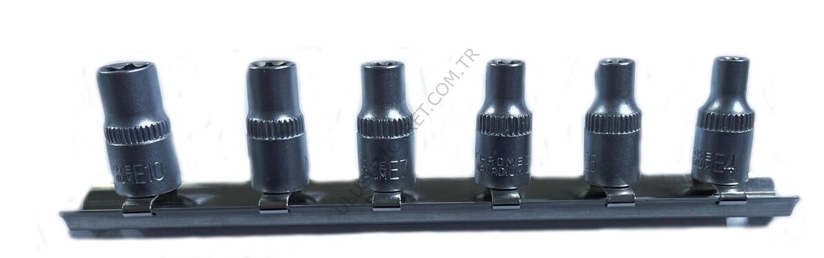 Nit 1/4 E Tipi Torx Lokma Seti